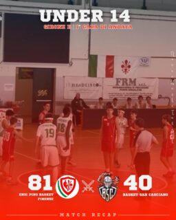 𝐔𝐧𝐝𝐞𝐫 𝟏𝟒 𝐒𝐢𝐥𝐯𝐞𝐫, 𝐠𝐢𝐫𝐨𝐧𝐞 𝐄 - 𝟏ª 𝐠𝐚𝐫𝐚 𝐝𝐢 𝐚𝐧𝐝𝐚𝐭𝐚
𝐄𝐧𝐢𝐜 𝐏𝐢𝐧𝐨 𝐁𝐚𝐬𝐤𝐞𝐭 𝐅𝐢𝐫𝐞𝐧𝐳𝐞 𝐯𝐬 𝐁𝐚𝐬𝐤𝐞𝐭 𝐒𝐚𝐧 𝐂𝐚𝐬𝐜𝐢𝐚𝐧𝐨: 𝟖𝟏 - 𝟒𝟎

Prima partita di campionato per i ragazzi dell’Under 14, che tuttavia approcciano bene la partita solo per i primi due quarti.

Il match si decide nel terzo quarto, quando i nostri avversari piazzano il break decisivo che purtroppo non riusciamo più a recuperare.

𝐈𝐥 𝐜𝐨𝐦𝐦𝐞𝐧𝐭𝐨 𝐝𝐢 𝐂𝐨𝐚𝐜𝐡 𝐍𝐚𝐝𝐚𝐥𝐢𝐧:
Prima partita di campionato tra luci e ombre.

Soddisfatto per l’approccio dei ragazzi nei primi due quarti; purtroppo nei secondi due quarti non siamo stati capaci di mantenere alta intensità e concentrazione.

Inizio di partita positivo, con i ragazzi che hanno cercato di applicare i principi su cui abbiamo lavorato durante gli allenamenti.

Decisivo il parziale subito nel terzo quarto, dove abbiamo concesso troppi rimbalzi e contropiedi facili.

Nell’ultimo quarto non siamo riusciti a ricucire lo strappo, continuando a concedere troppi contropiedi.

Avanti comunque con fiducia, pensando che solo con il lavoro settimanale possiamo migliorare le nostre prestazioni.

#NeverWasteTalent