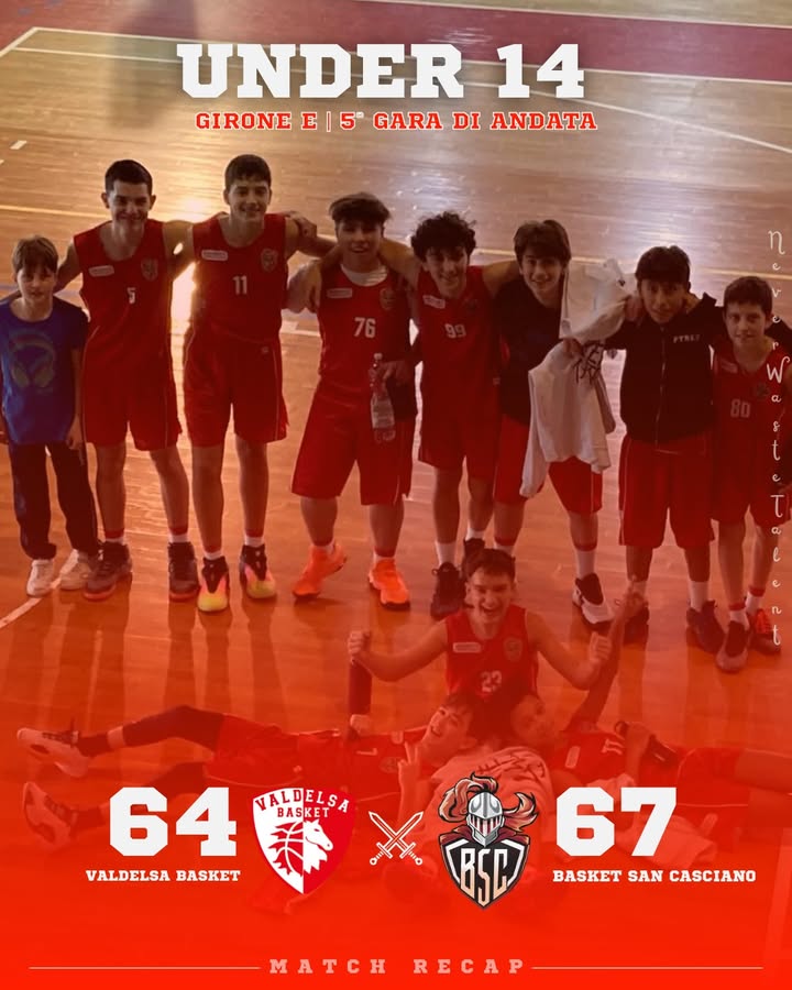 Valdelsa Basket vs Basket San Casciano: 64 โ 67