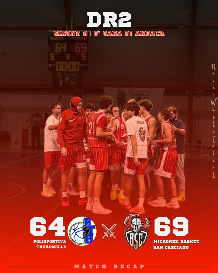 Polisportiva Tavarnelle vs Micromec San Casciano: 64 – 69 (d.t.s.)