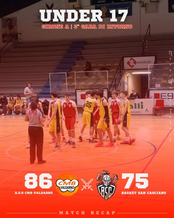 A.S.D. CMB VALDARNO vs Basket San Casciano: 86 – 75