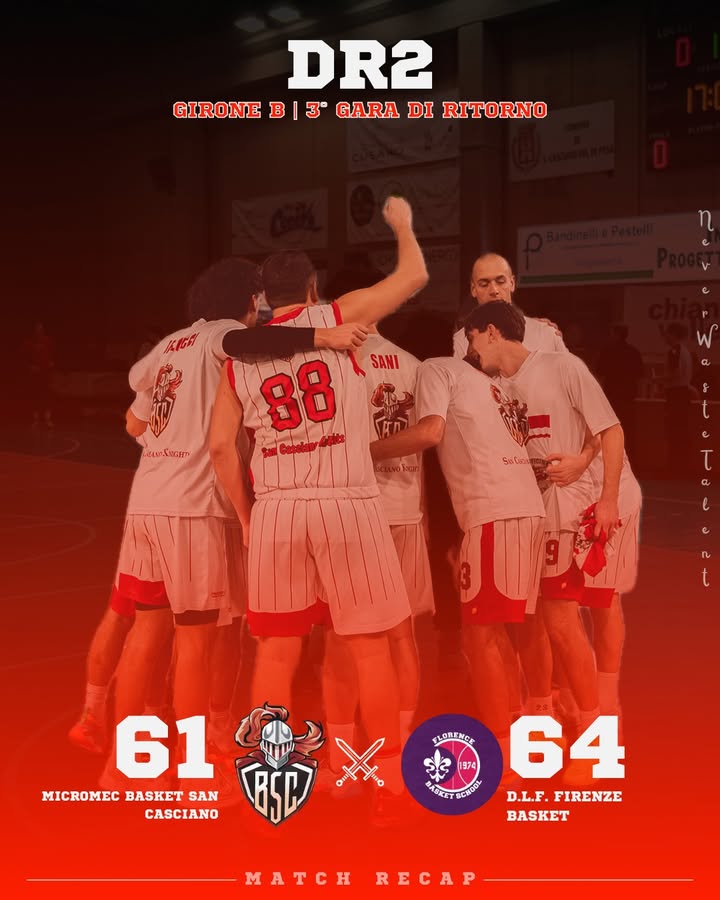 Micromec San Casciano vs Florence Basket: 61 – 64