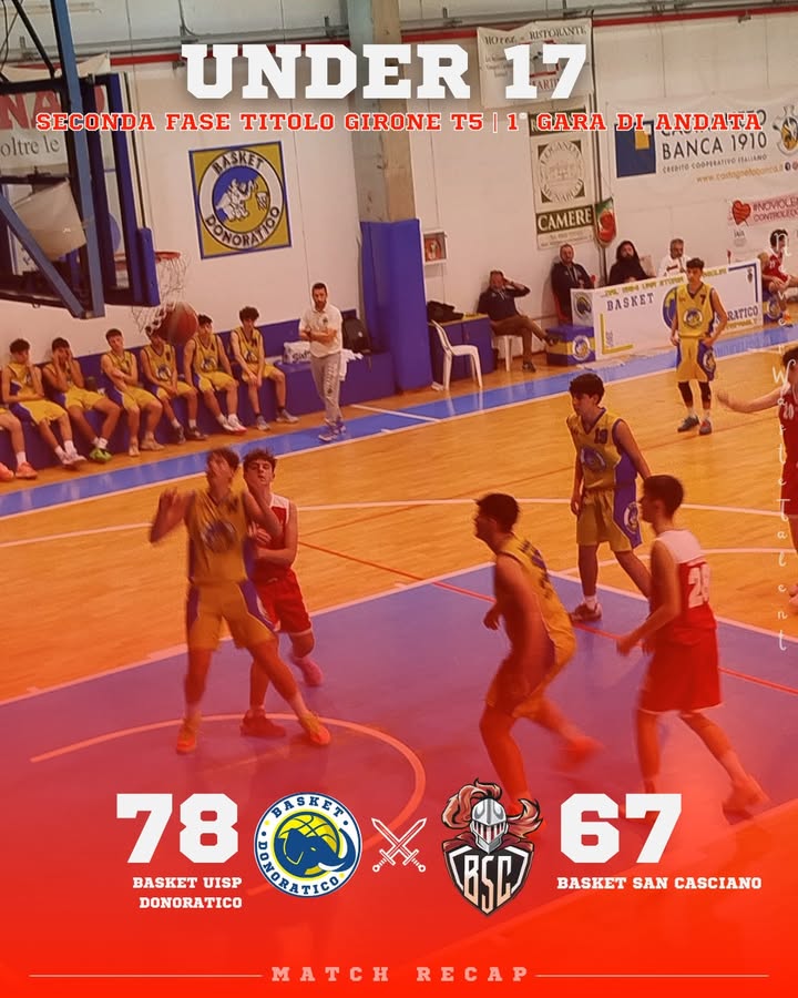 Basket Uisp Donoratico vs Basket San Casciano: 78 โ 67