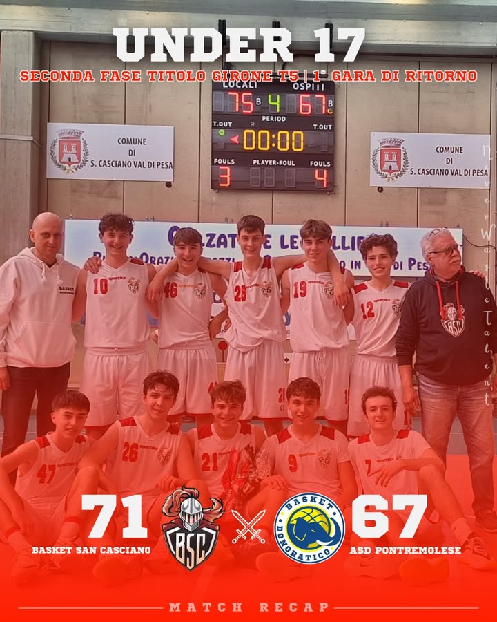 Basket San Casciano vs Basket Uisp Donoratico: 71 – 67