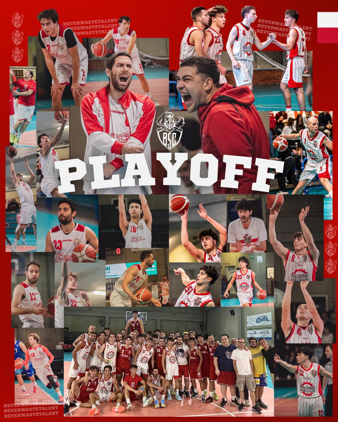 🔥 𝐒𝐈𝐀𝐌𝐎 𝐀𝐈 𝐏𝐋𝐀𝐘𝐎𝐅𝐅 🔥

Due gruppi con un legame che va oltre il campo.

La 𝐌𝐢𝐜𝐫𝐨𝐦𝐞𝐜 𝐒𝐚𝐧 𝐂𝐚𝐬𝐜𝐢𝐚𝐧𝐨 è ai playoff per la promozione in 𝐃𝐢𝐯𝐢𝐬𝐢𝐨𝐧𝐞 𝐑𝐞𝐠𝐢𝐨𝐧𝐚𝐥𝐞 𝟏.

I playoff sono nostri e li affrontiamo da primi in classifica al termine di una stagione regolare lunghissima, frutto di ventisei durissime partite.

Ci godiamo il primato, che vuole dire tanto ma allo stesso tempo niente: da adesso inizia un’altra stagione, vibrante ed intensa, in cui conteranno sì le capacità tecniche, ma anche le emozioni.

Un plauso allo staff tecnico e a tutti i ragazzi, per un primato costruito sul sacrificio che regala alla nostra società, per la prima volta dal 1972, l’accesso ai playoff per la promozione.

La prima sfida ci vedrà contrapposti a Baloncesto Basket Firenze: serie al meglio delle tre gare, con Gara 1 e l’eventuale Gara 3 al PalaMontopolo.

—

La 𝐏𝐢𝐳𝐳𝐞𝐫𝐢𝐚 𝐒𝐨𝐭𝐭𝐨𝐜𝐚𝐬𝐚 𝐒𝐚𝐧 𝐂𝐚𝐬𝐜𝐢𝐚𝐧𝐨 è ai playoff per la promozione in 𝐃𝐢𝐯𝐢𝐬𝐢𝐨𝐧𝐞 𝐑𝐞𝐠𝐢𝐨𝐧𝐚𝐥𝐞 𝟐.

Un secondo posto costruito nella seconda fase del campionato, che ci porterà ad affrontare Massa e Cozzile.

Un traguardo prestigioso, frutto di un gruppo solido e coeso, formato da giovani sancascianesi e giocatori locali più esperti.

Un obiettivo cercato con determinazione, che riempie di orgoglio e ripaga tutto l’impegno messo in palestra.

Due squadre, un solo cuore. 🤍❤️ 

#NeverWasteTalent