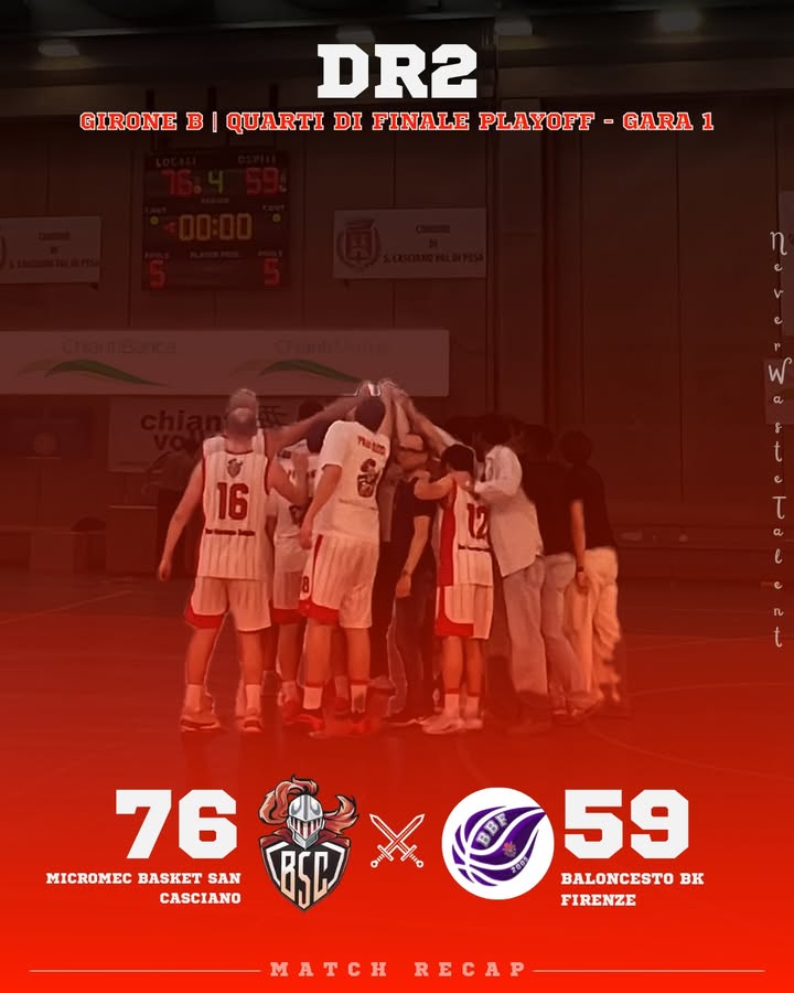 Micromec San Casciano vs Baloncesto BK Firenze: 76 – 59