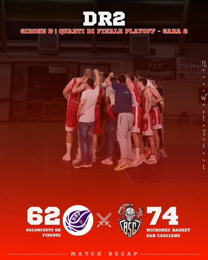Baloncesto BK Firenze vs Micromec San Casciano: 62 – 74