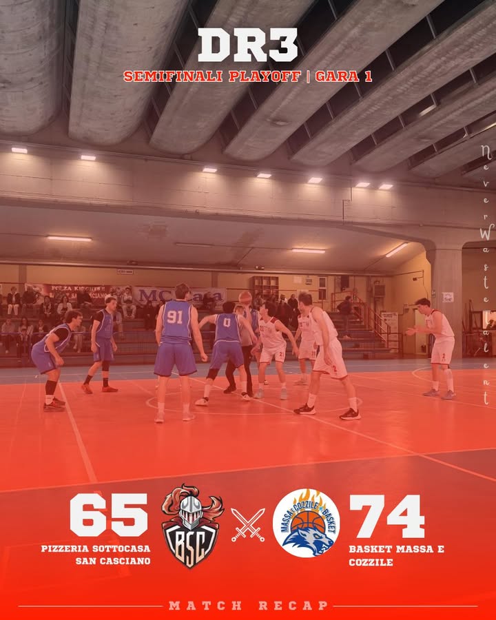 Pizzeria Sottocasa San Casciano vs Basket Mazza e Cozzile: 65 – 74